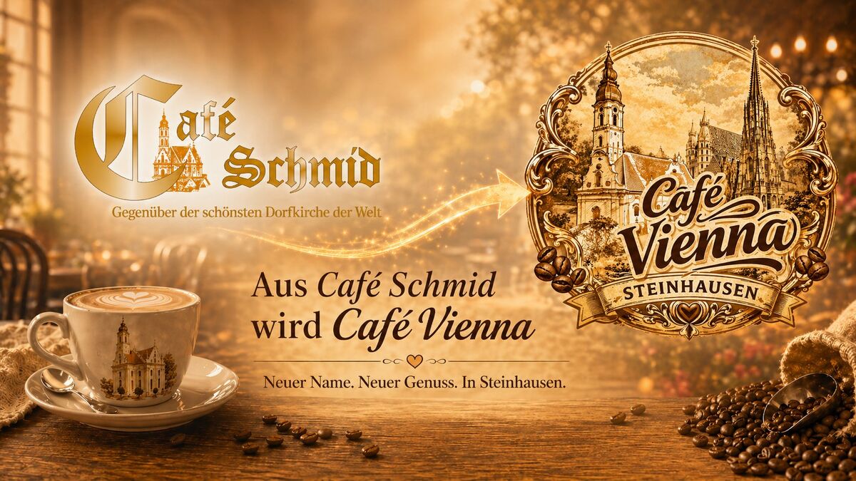 Aus Café Schmid wird Café Vienna Steinhausen